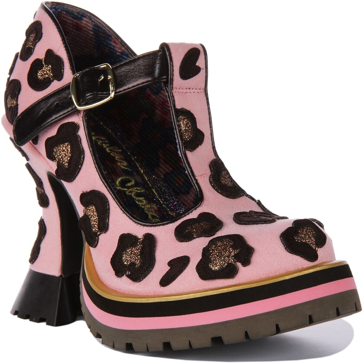 Irregular Choice Leopard Liasons Pumps rose