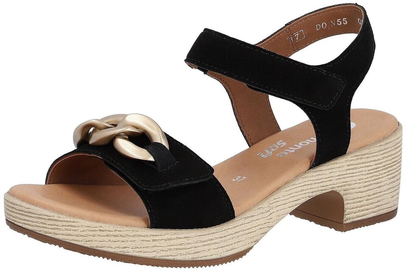 Remonte Dorndorf Sandalette black with removable insole 42186740-42