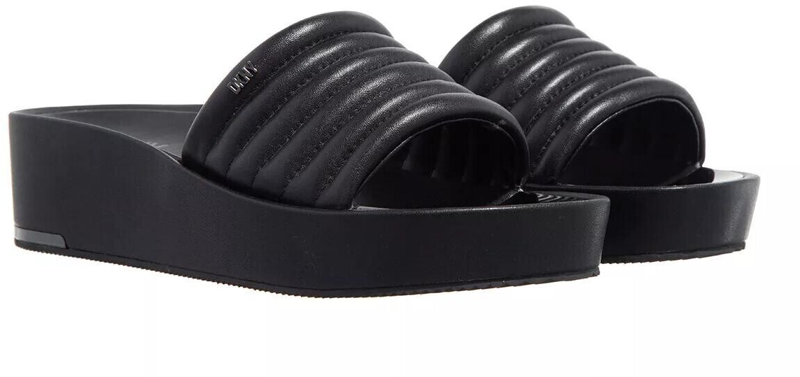 DKNY Women's Shoes JASNA Wedge Sandals black