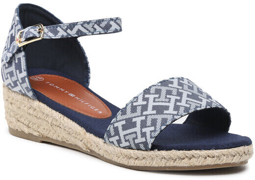 Tommy Hilfiger Tommy Hilfiger Rope Wedge Sandal T3A7-32776-0048 M Denim 806 dark blue