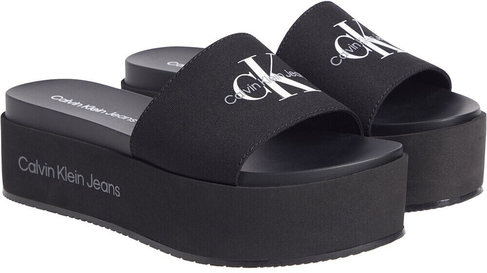 Calvin Klein Flatform Met Sandals black