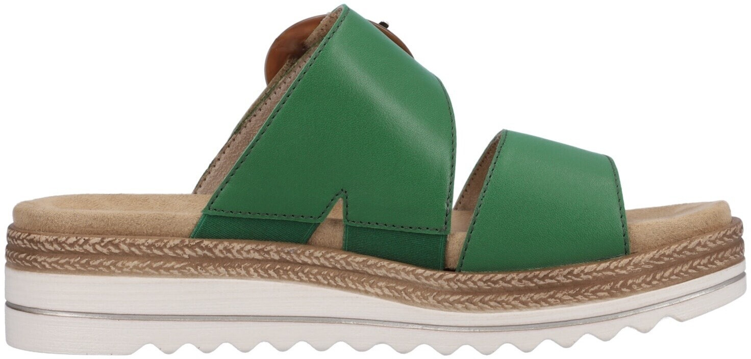 Remonte Dorndorf ELLE-Collection slip-on sandal with decorative buckle green