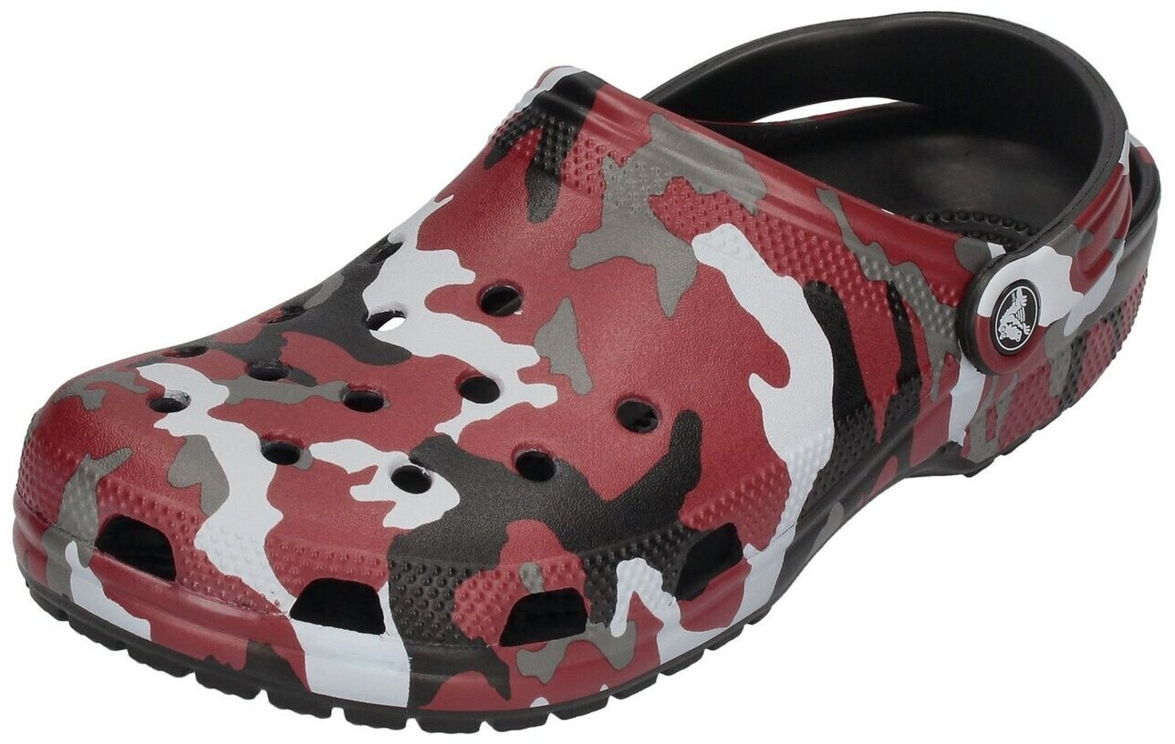 Crocs Classic Printed Camo Clog (206454) black/red