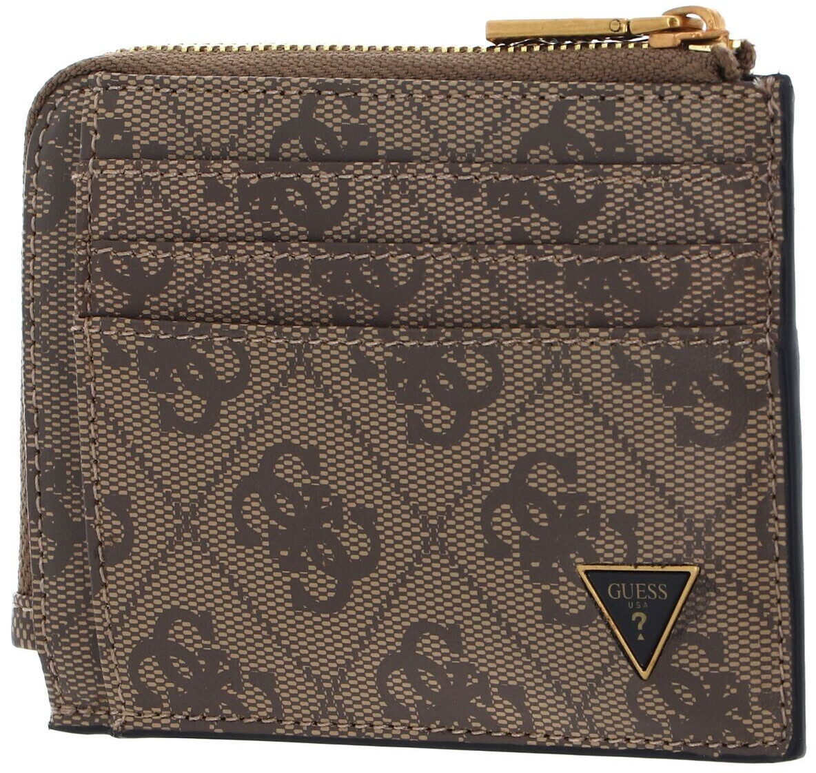 Guess Vezzola Credit Card Wallet beige/brown (SMVELE-LEA75-BBO)