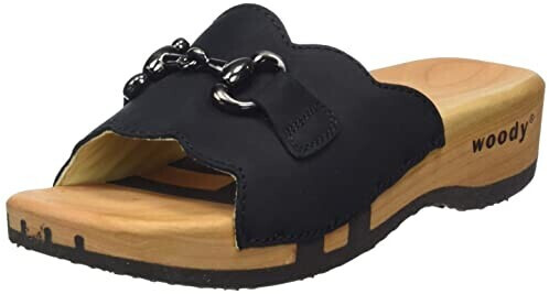 Woody Shoes Annika wooden shoe black
