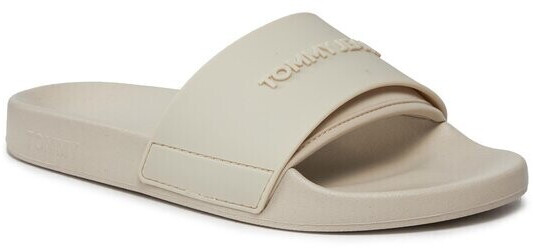 Tommy Hilfiger TJW Pool Slide Seasonal Slippers bleached stone AEV beige