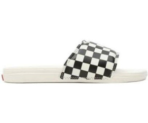 Vans slippers white online