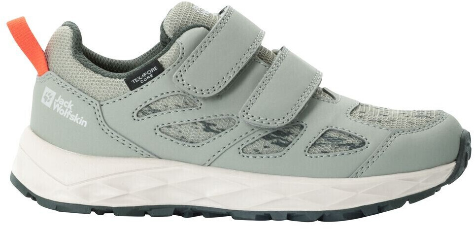 Jack Wolfskin Woodland 2 Texapore Low VC Kids waterproof hiking shoes mint leaf