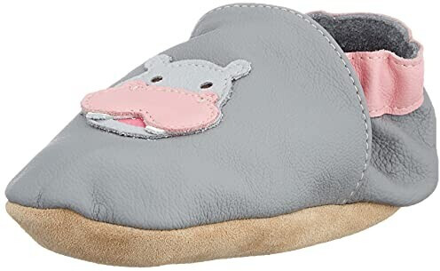 C. H. Beck Baby girl Hippo walking shoe grey