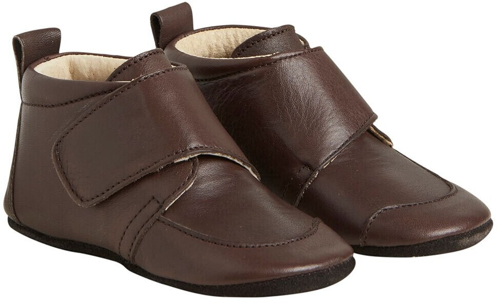 EN FANT Schuhe Baby leather slippers brown