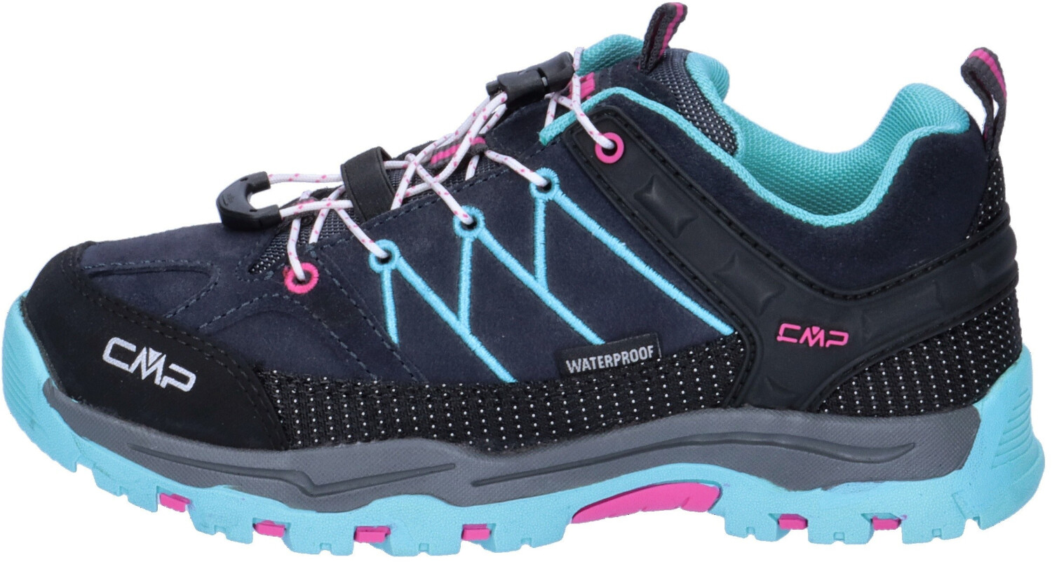 CMP Kids Rigel Low Trekking Shoes Wp 3Q13244 B Blue Acqua dark blue
