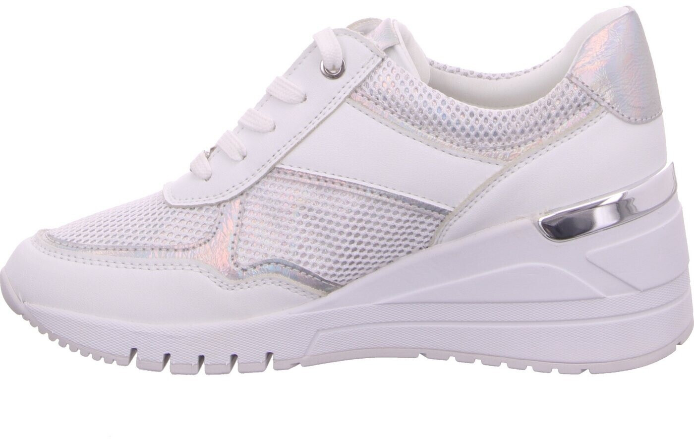 Marco Tozzi Wedge Sneaker white silver