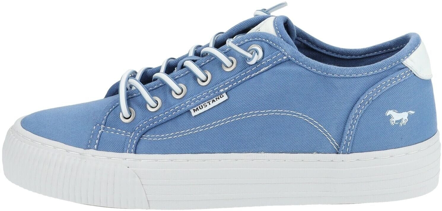 MUSTANG Canvas Sneaker Slipper blue 1420304