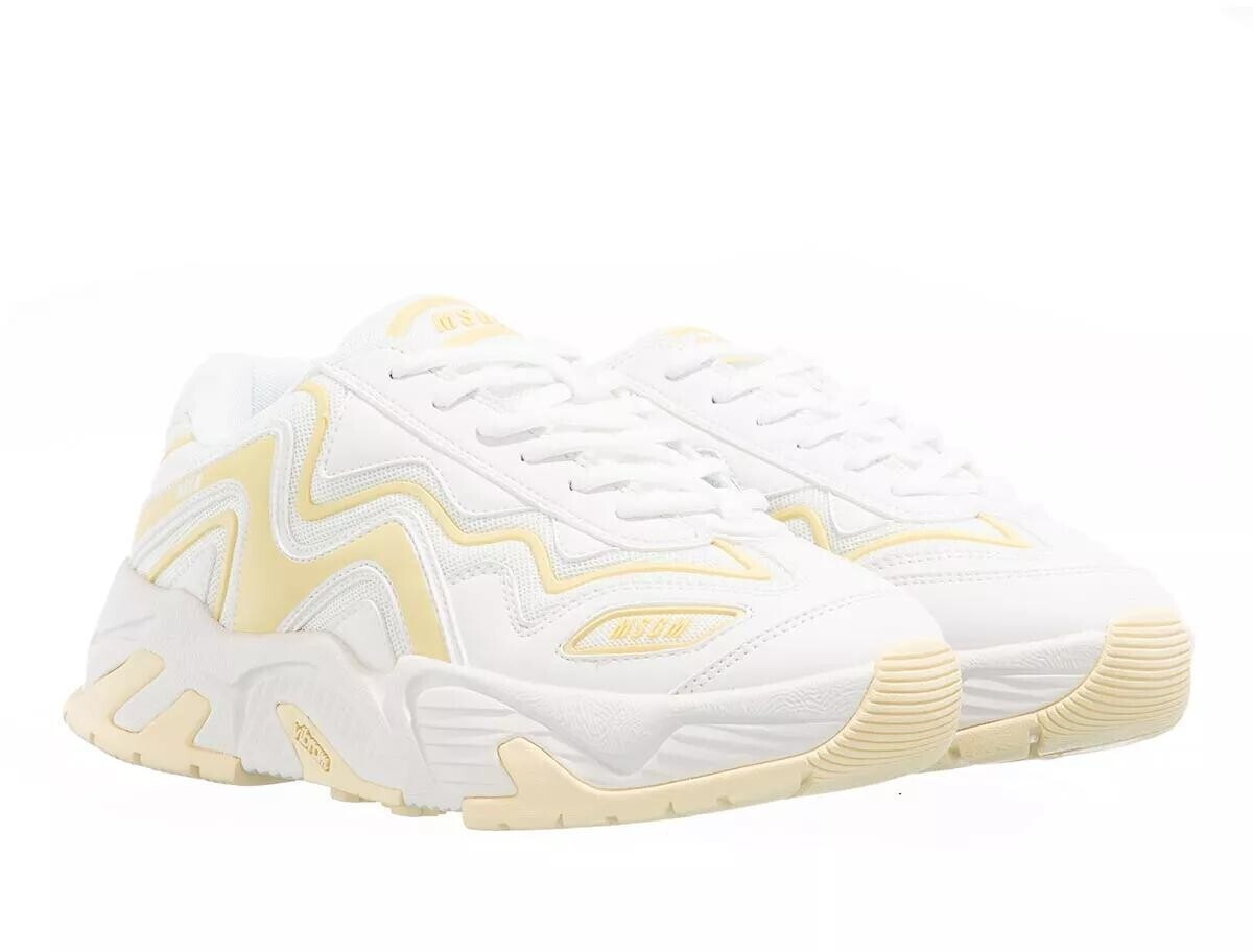 MSGM Casual lace-up low-top sneaker white