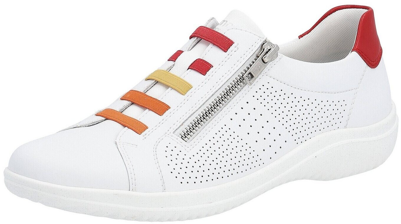 Remonte Dorndorf Slip-On Sneaker with practical interchangeable insole red white
