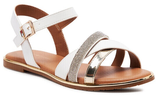 Tommy Hilfiger Sandals Flat Sandal T3A2-33252-0326 white