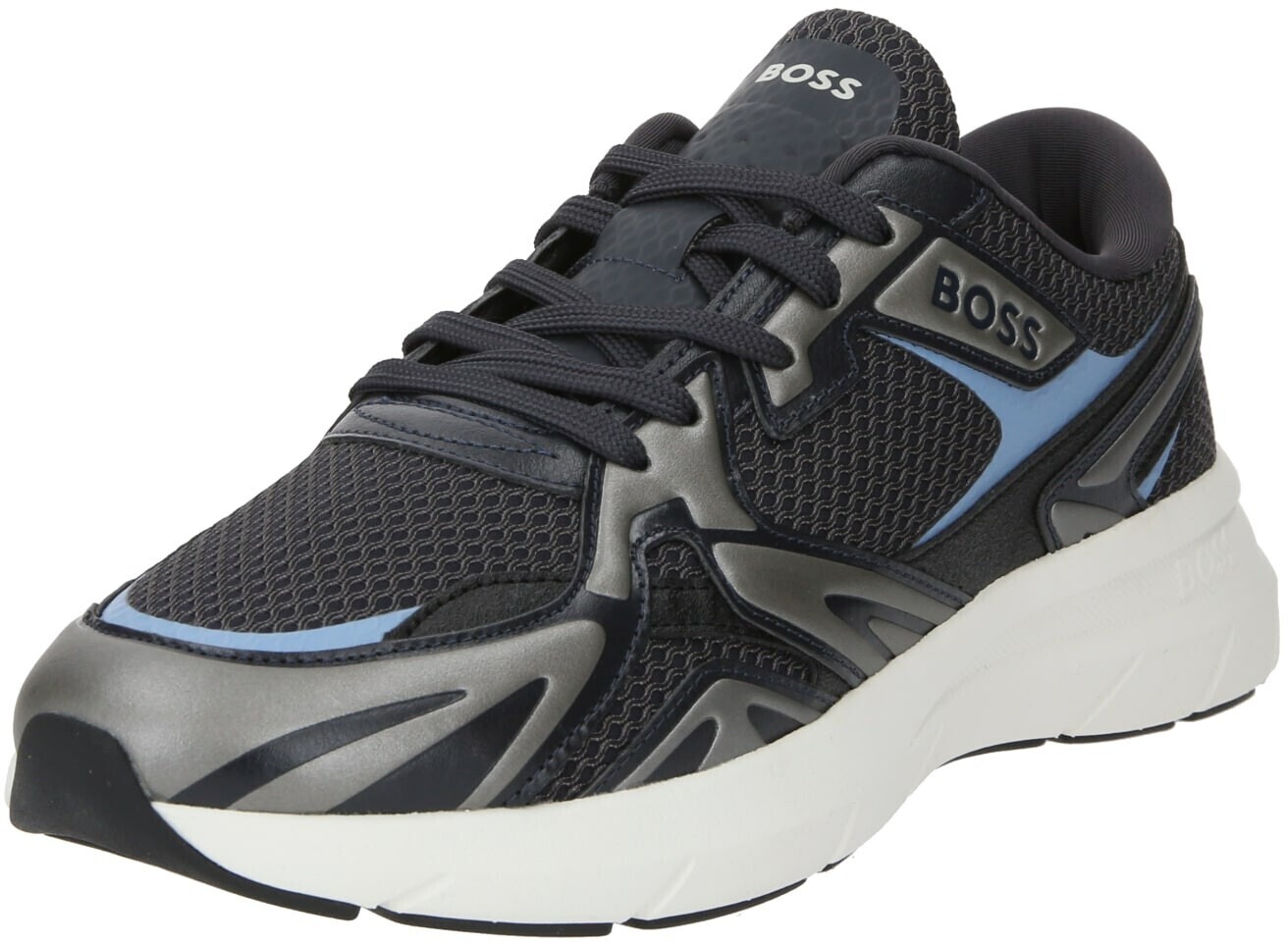Boss Black Sneaker 'Owen' light blue dark blue dark grey 13110448