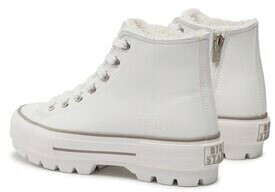 Big Star Sneakers made of fabric MM274037 white