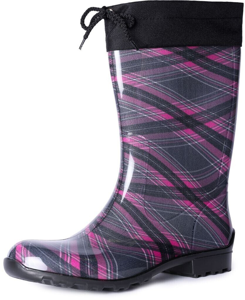 Ladeheid Rubber with cuff LA-968 violet checkered
