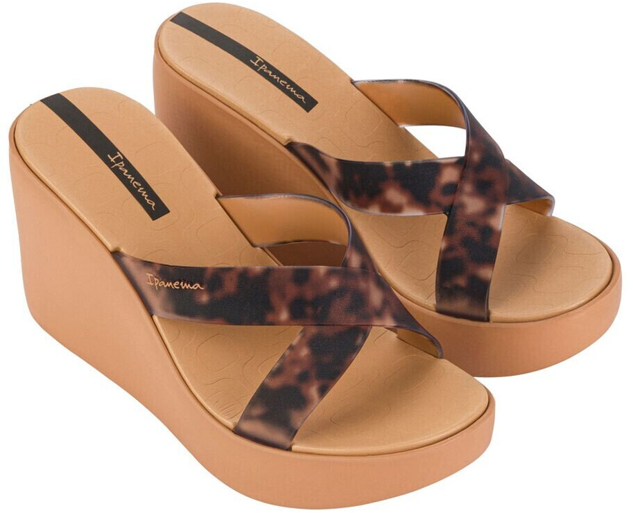 Ipanema High Fashion Platform Slides golden