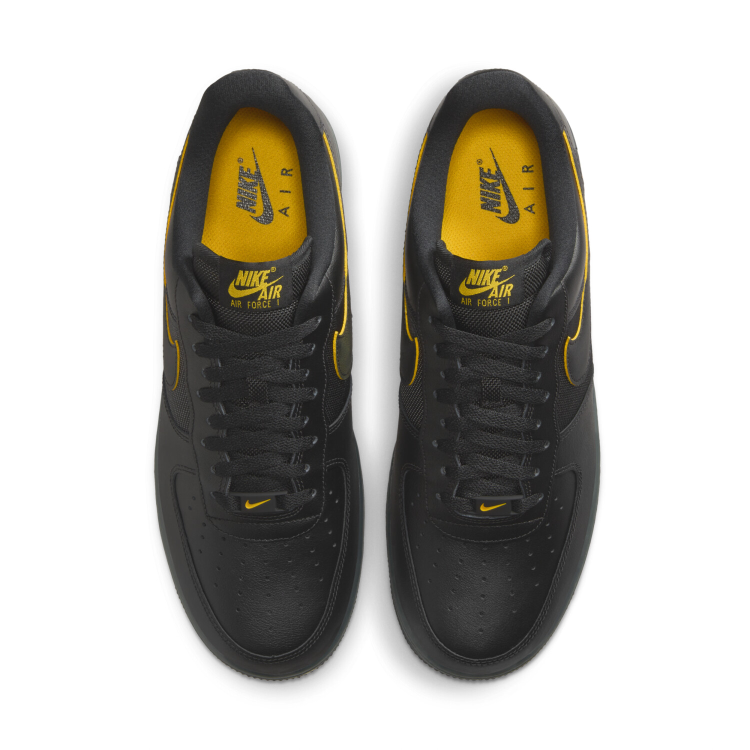 Nike Air Force 1 07 black university gold white Les Soldes arrivent le 8 janvier 2025 idealo