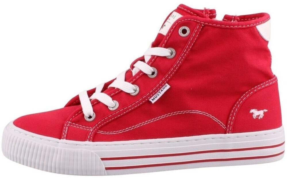 MUSTANG High-Top Canvas Sneaker red 1420506