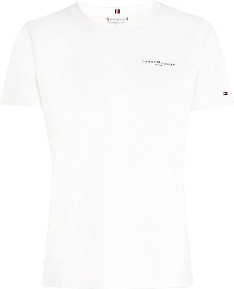 Tommy Hilfiger Women's short-sleeve round neck T-shirt white