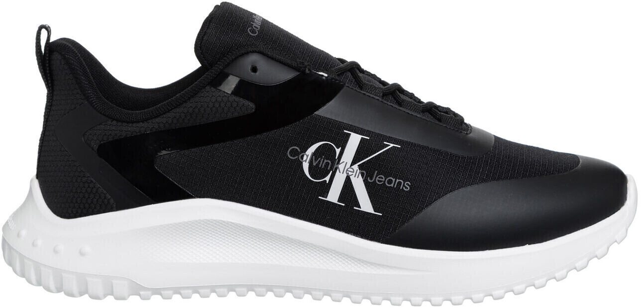 Calvin Klein Eva Runner Low Lace Ml Mix Sneakers black bright white 0GM