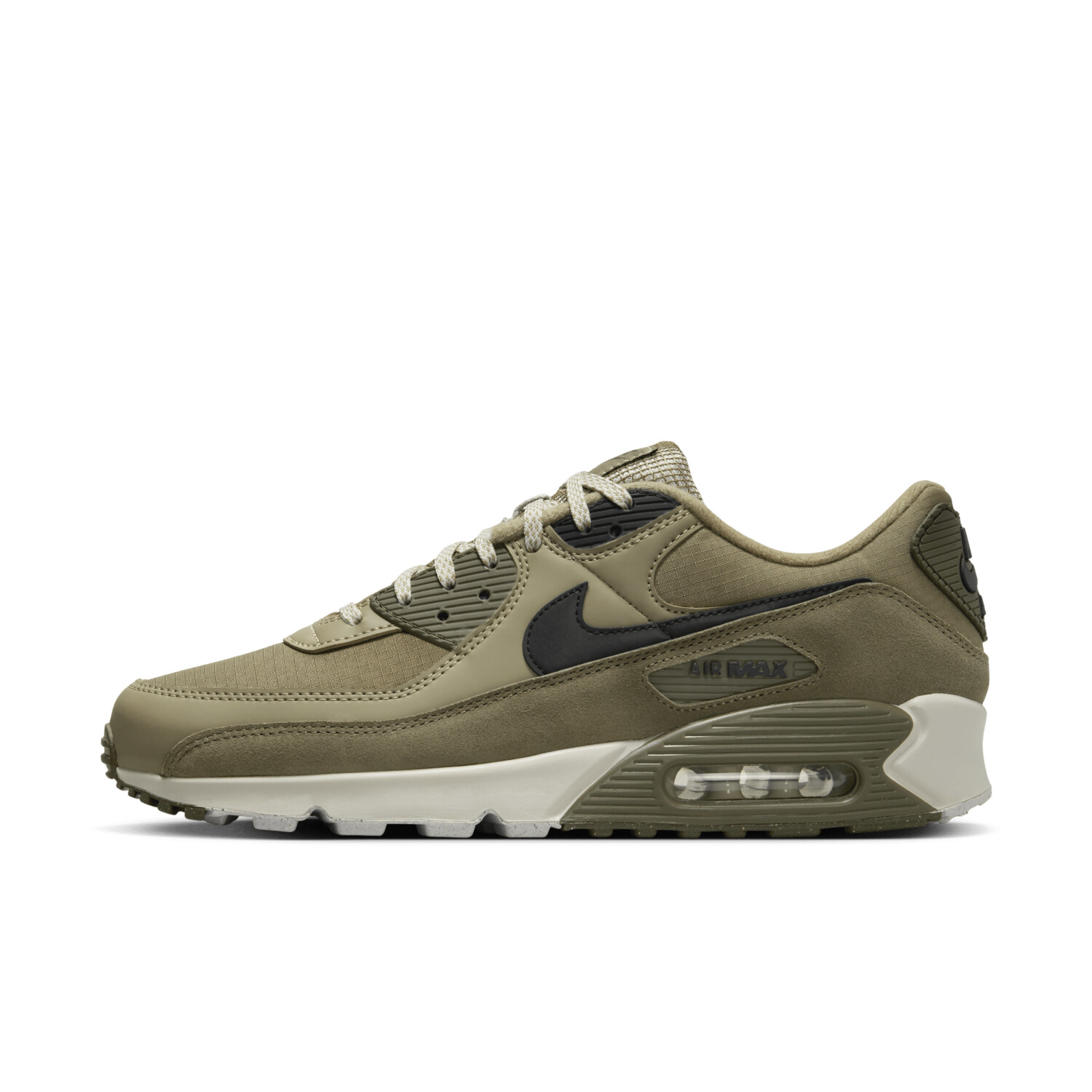 Olive green and black air max 90 discount