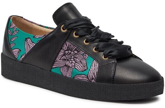 Baldowski Sneakers D04761-0046-002 Skóra Czarna Inma Zielona black