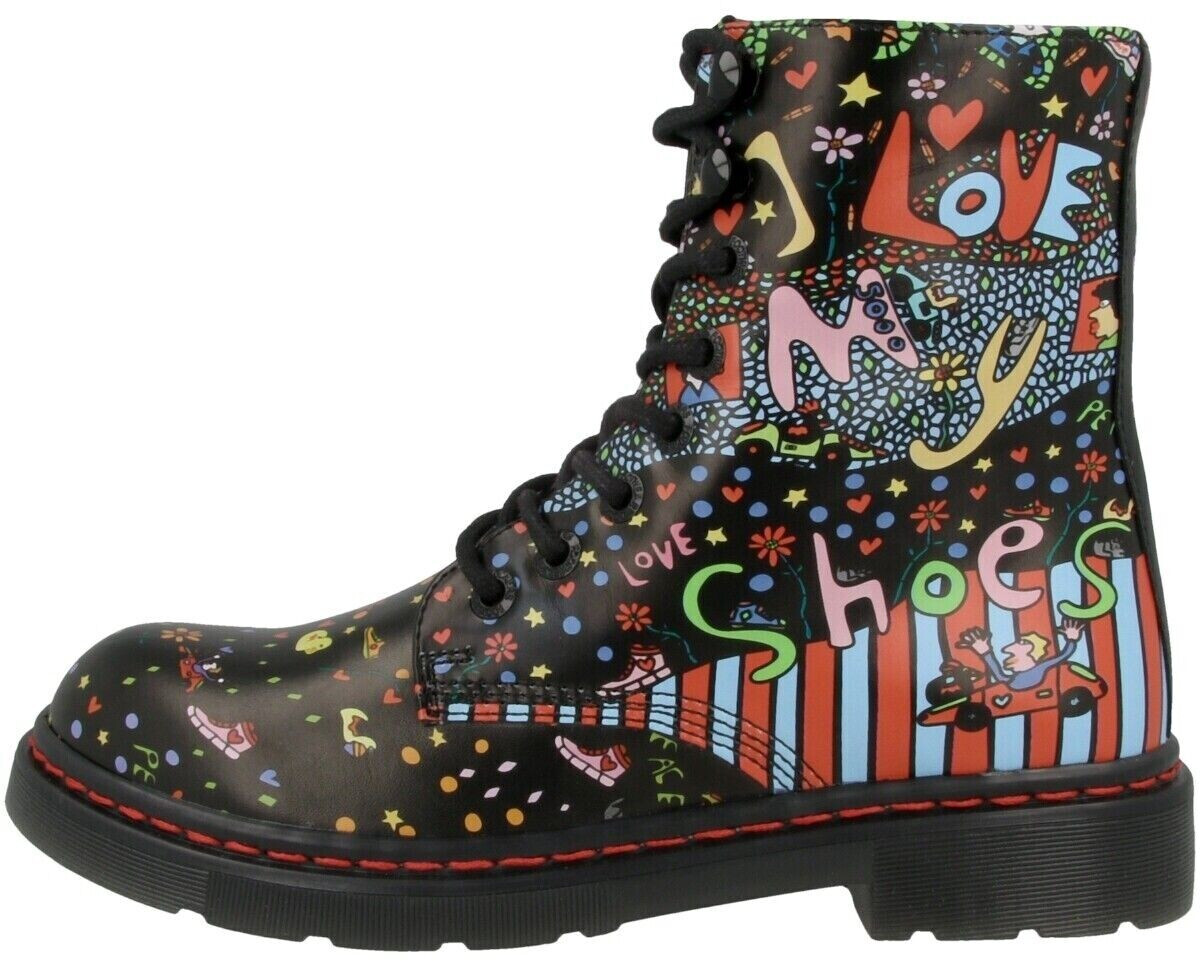 Dockers by Gerli Sommerstiefel Damen Schnurstiefel schwarz ab 59 95 Preisvergleich bei idealo