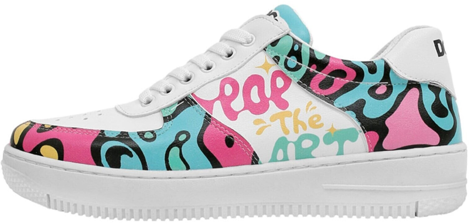DOGO Vegan Women's Dice Sneakers Pop The Art