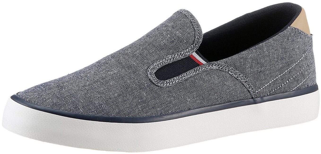 Tommy Hilfiger Sneaker made of linen blue Desert Sky