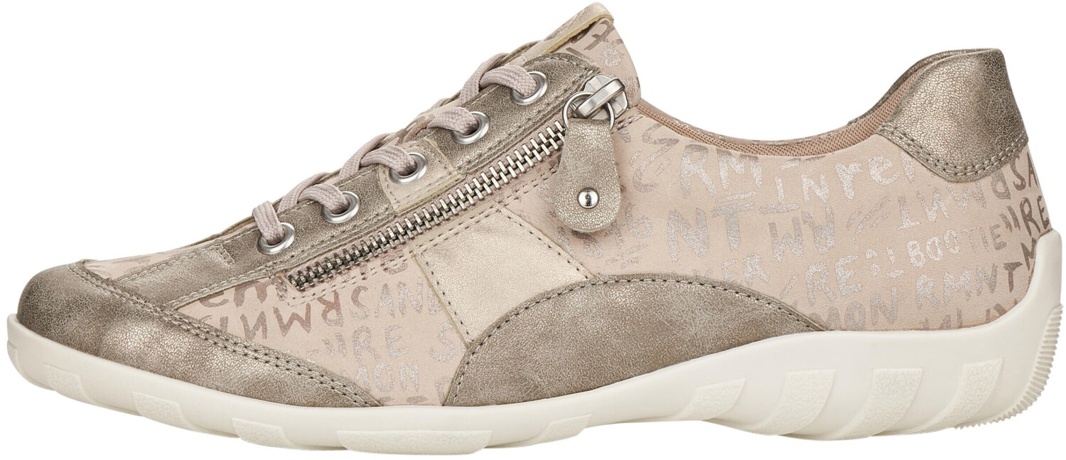 Remonte Dorndorf Lace-up shoes cream beige leather