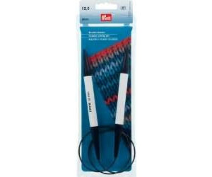 Prym Aiguilles Circulaires Aluminium 80 Cm - 3,50 Mm Gris Perle - Rundstricknadeln Qualité Premium Pour Tricot Pulls & Bonnets