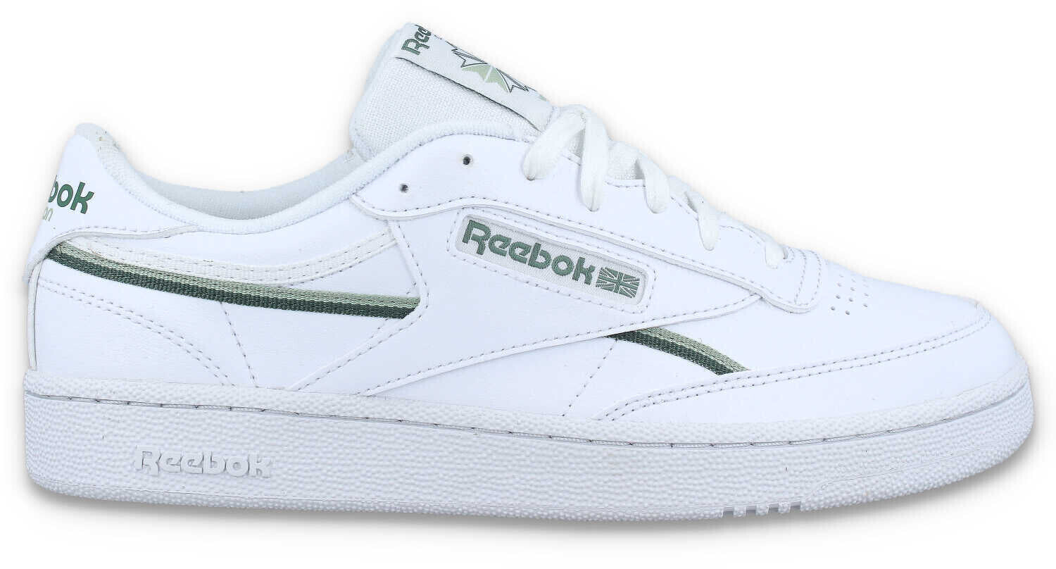 Image of Reebok Club C Vegan white/vintage green/trek green