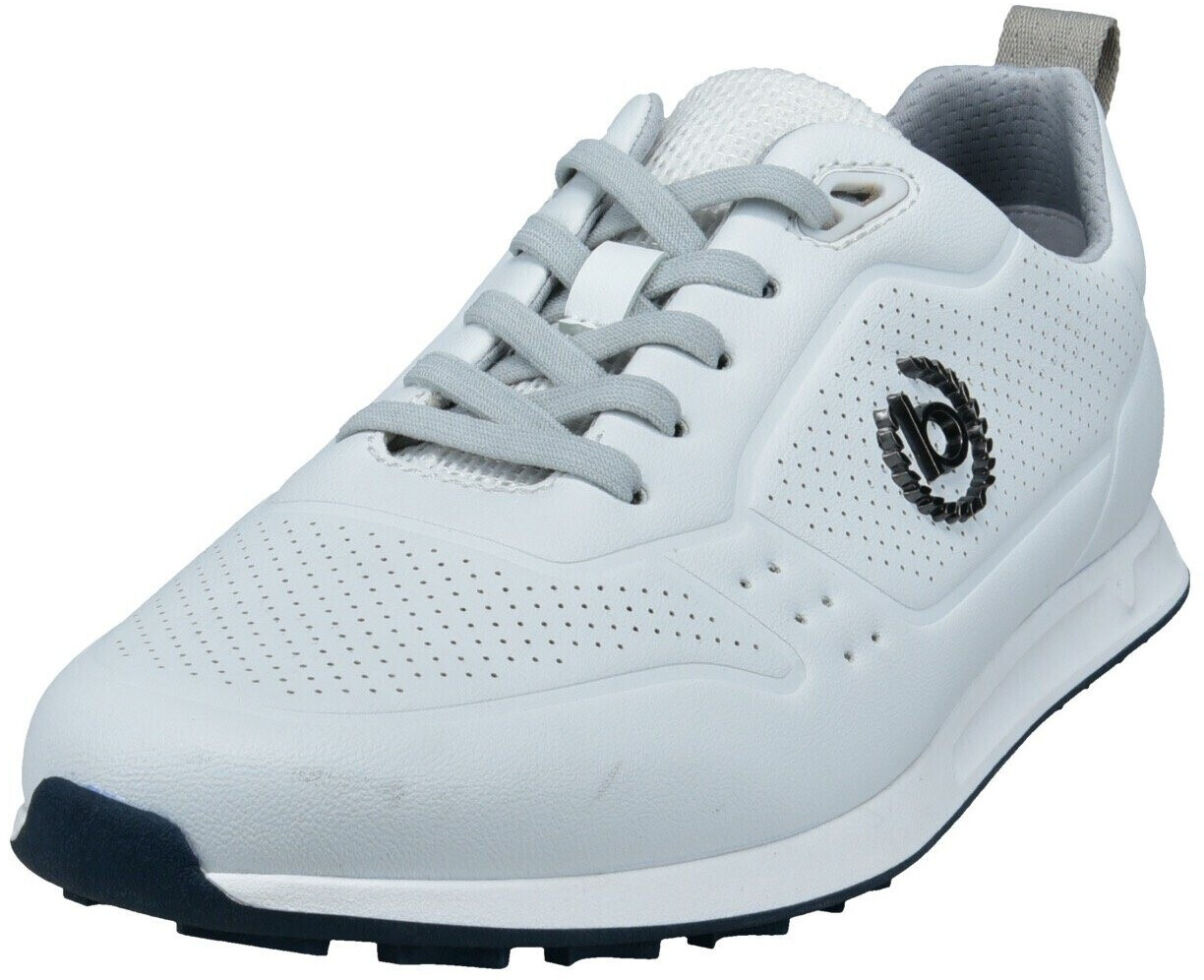 Bugatti Sneaker with fashionable perforation white