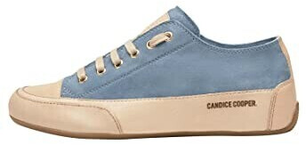 Candice Cooper Rock S-Sneakers Leather Vintage Look cream azure blue