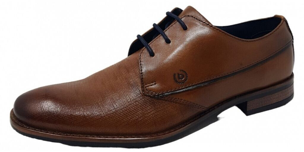 Bugatti Rinaldo Comfort Wide Men's elegant lace-up shoe brown