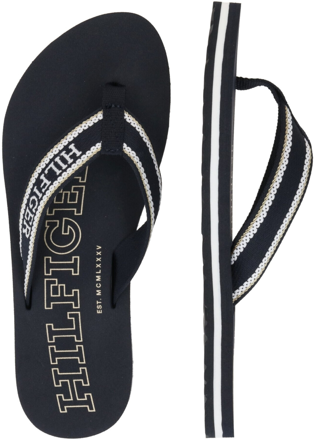 Tommy Hilfiger Flip-flops dark blue white 15646924