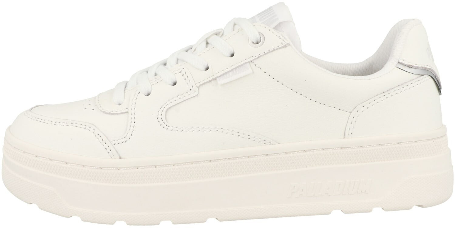 Palladium Pallasphalt Lo Leather Trainers white