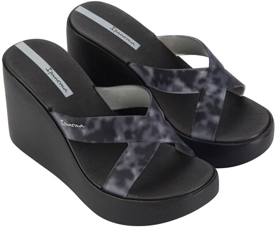 Ipanema High Fashion Platform Slides black