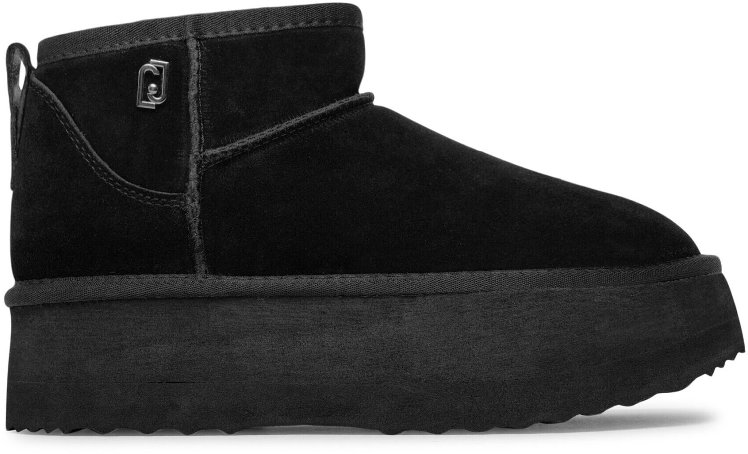 LIU Jo Suede with wedge heel Jane 01 black