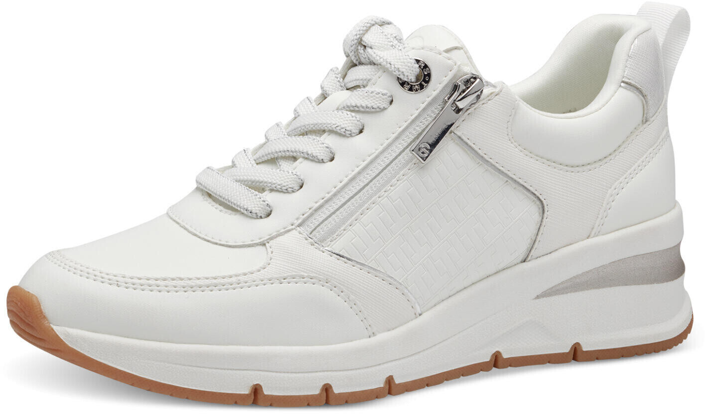 Buy Tamaris Lace up shoes white silver from 65.00 Today Best Deals on idealo
