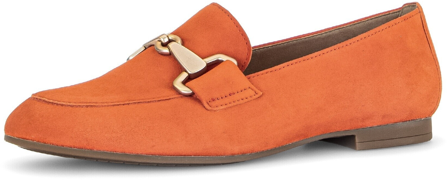 Gabor Slipper with elegant decorative buckle orange
