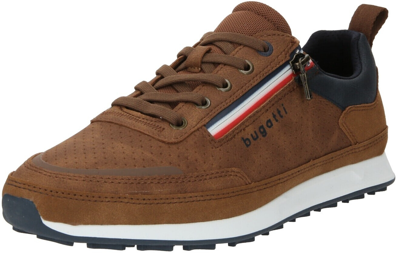 Bugatti Sneaker 'Ross' navy brown red white 15600092