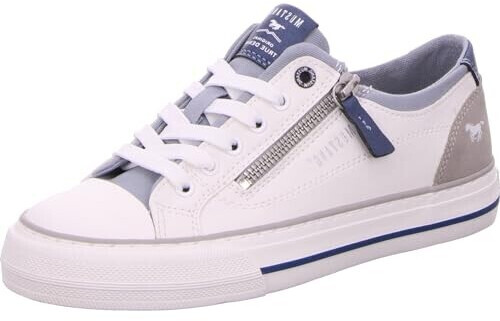 MUSTANG 1272-310 Lace-up shoe white light blue