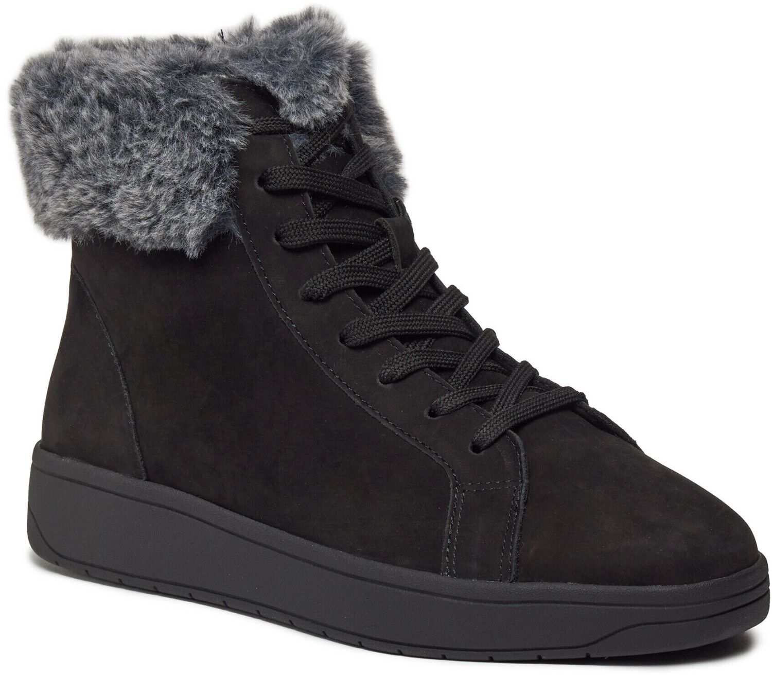 Caprice 9-26104-41 Black Nubuc 008 black
