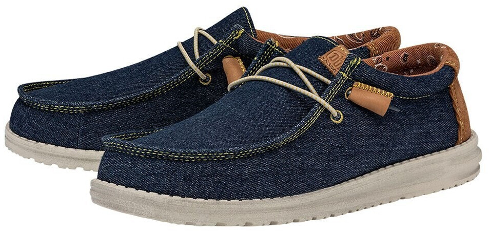 Dude Wally Workwear Shoes blue