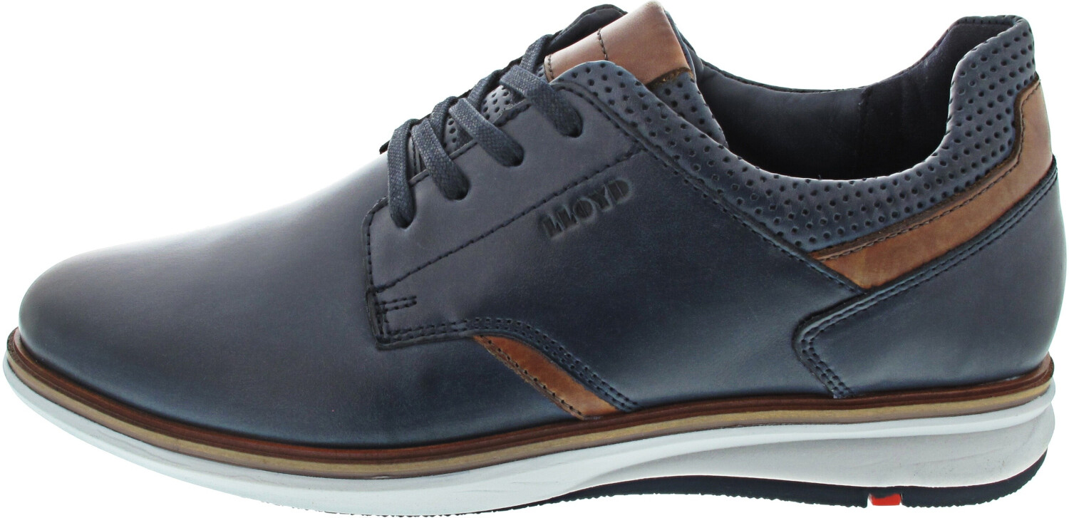 LLOYD KAYOR half shoes blue smooth leather